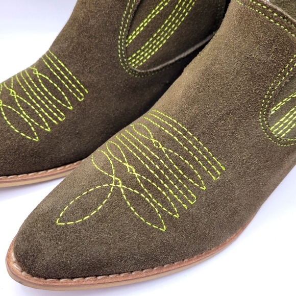 SILVIA COBOS Rodeo Green Boots - Picture 5 of 13